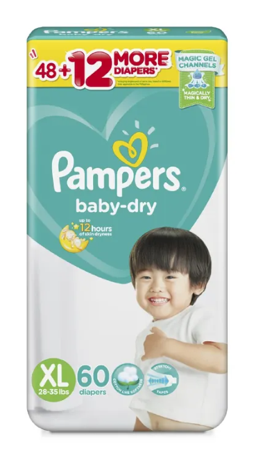 Baby-Dry Taped Diapers Mega Pack